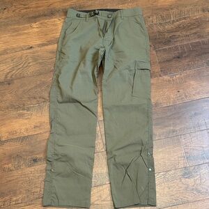 Mens Prana brand outdoorsman hiking pants size 32W 32L